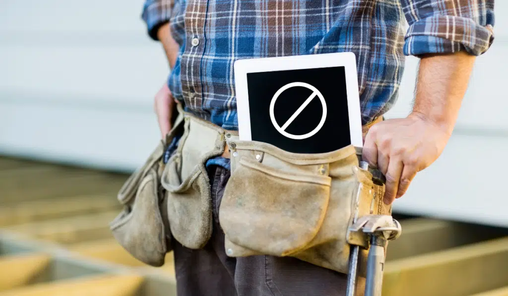 Why Typical Construction Management Software Solutions Don’t Work 2 Image of construction worker for a blog about why construction management software solutions don't work.
