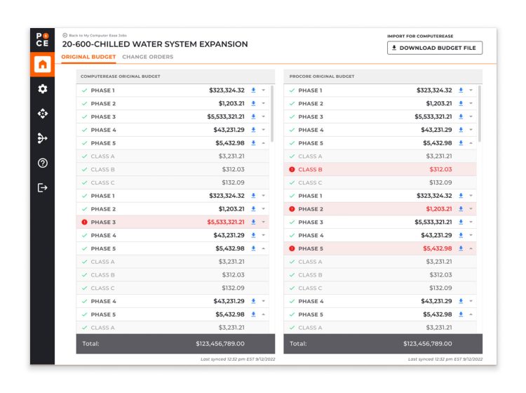 ProCore to ComputerEase Integration Sync Tool