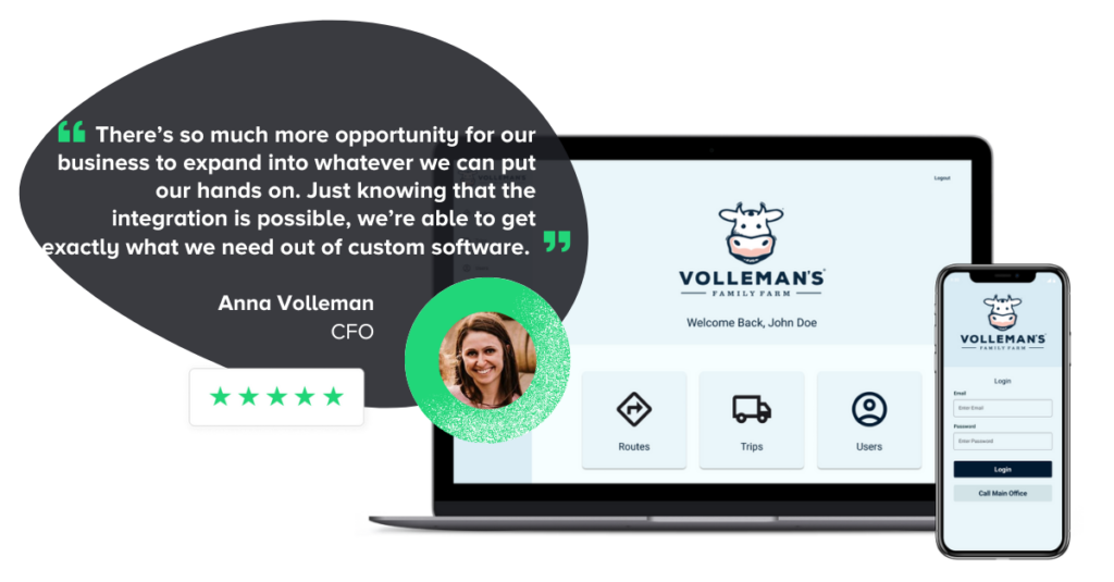The Manifest Recognizes SPARK as One of the Most-Reviewed Software Developers in Houston 2 Vollemans Family Farm Client Quote